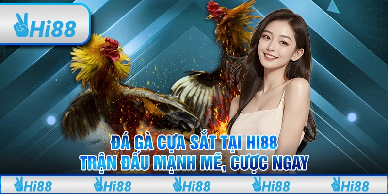 Đá Gà Cựa Sắt Tại Hi88: Trận Đấu Mạnh Mẽ, Cược Ngay