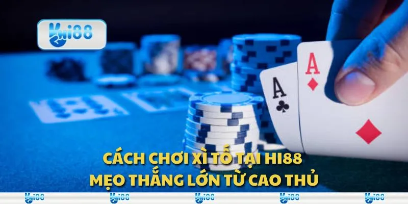 Cách chơi xì tố tại Hi88 – Mẹo thắng lớn từ cao thủ